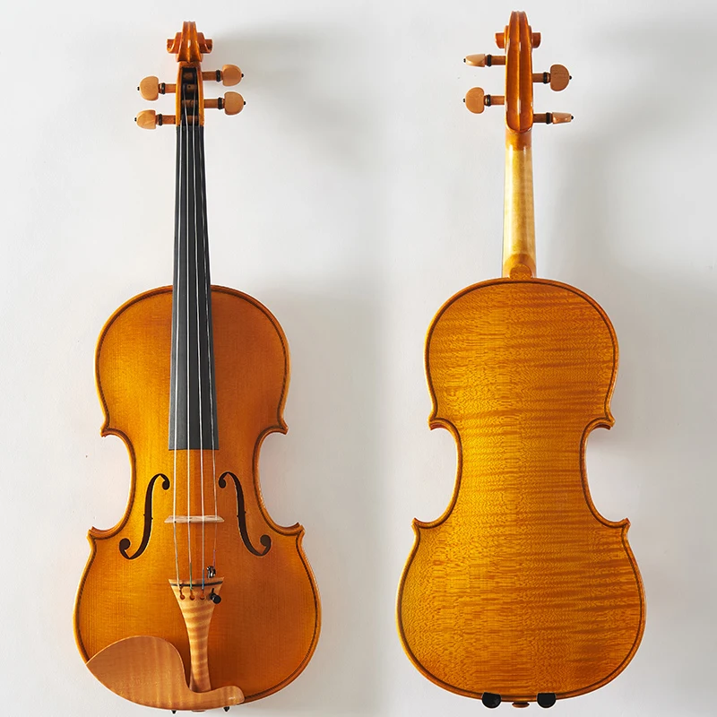 

Taishi Free shipping Stradivarius 1715 copy, 100% handmade violin + bow case for students