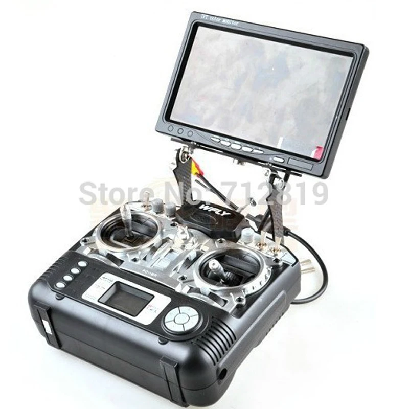 FPV Monitor Mount Holder Display Support Folding Fiber for Transmitter