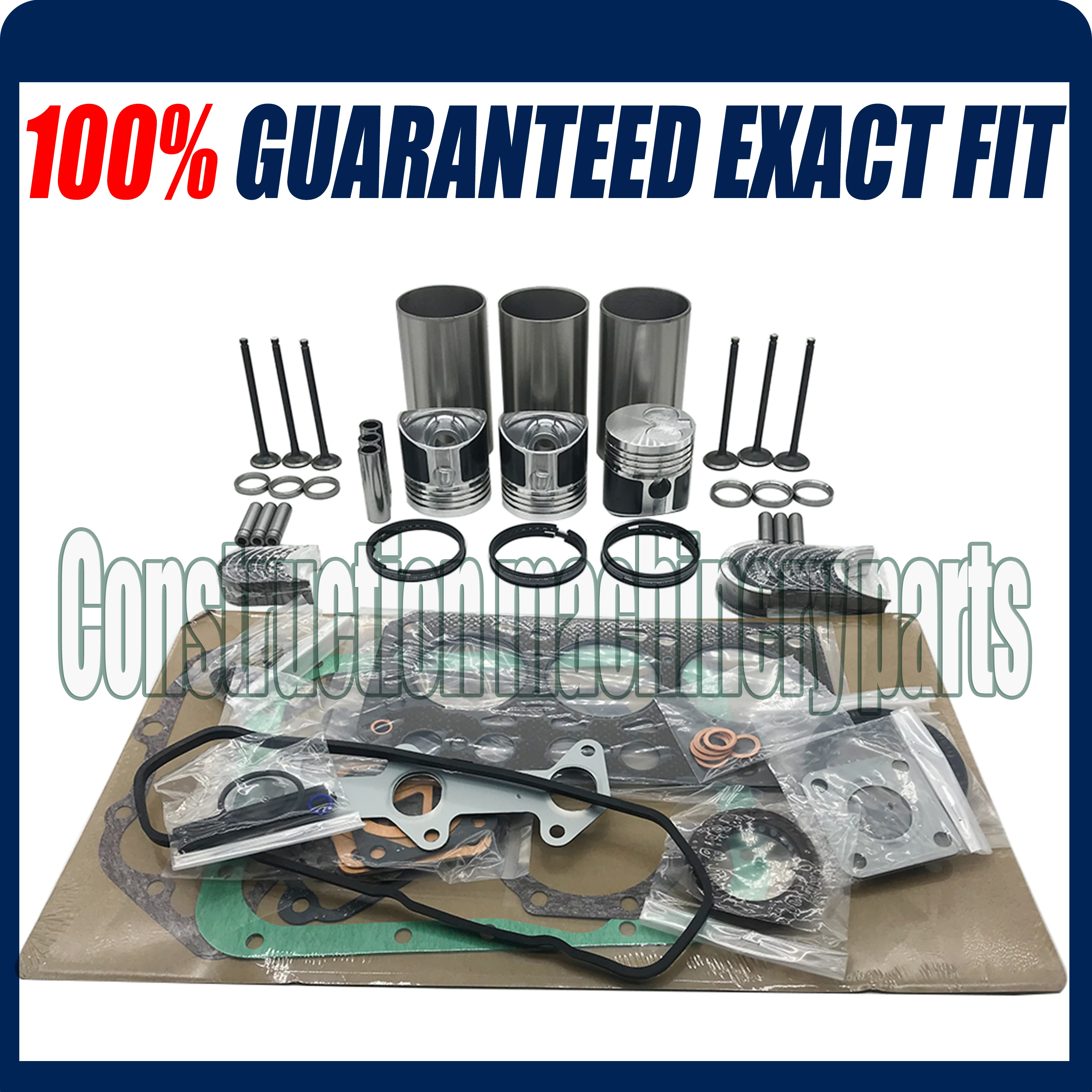 

K3D Overhaul Rebuild Kit For Mitsubishi Engine Piston Ring Gasket Bearing Set