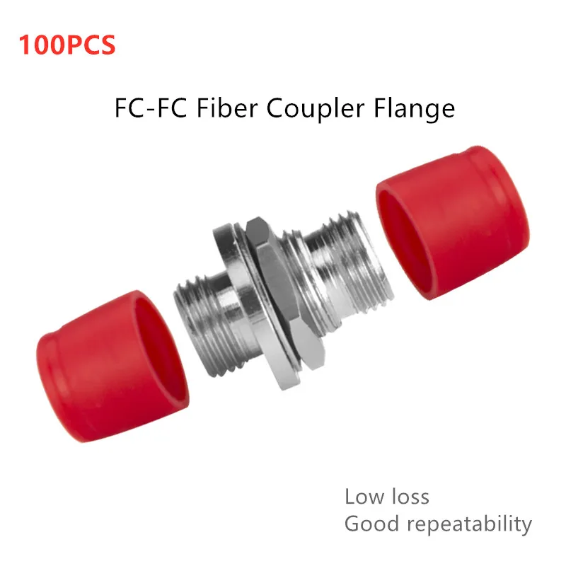 

FC-FC fiber optic adapter Low Loss Small D Type flange coupler FC to FC Connector Fiber Optic Flange Optical Attenuator