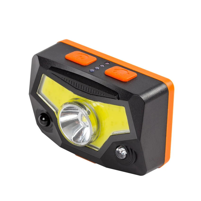 Headlamp Flashlight - Super Bright, Lightweight Head Lamp with XPG + COB Beads, Comfortable Headband, Headlight with Hook