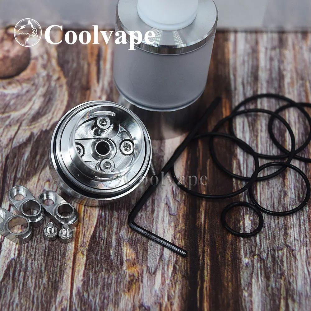 Coolvape Dvarw DL RTA خزان السجائر الإلكترونية 5 مللي/2 مللي سعة 24 مللي متر 316SS المرذاذ vape صالح 510 موضوع وزارة الدفاع vs Taifun GT4 S هيئة الطرق والمواصلات