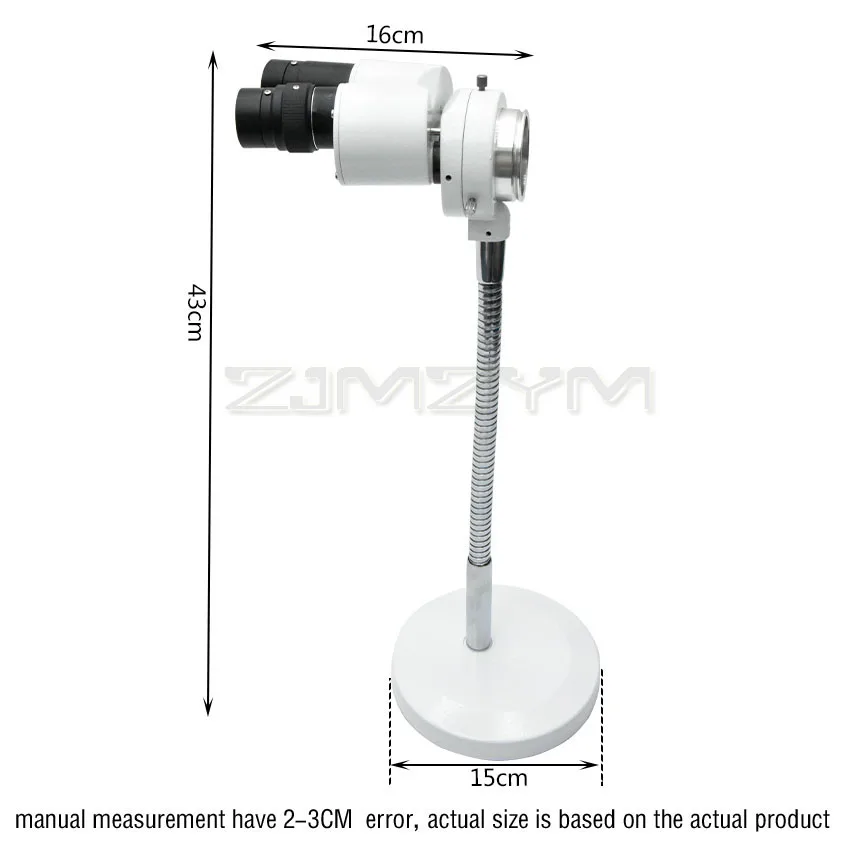 Imagem -06 - Microscópio Estéreo com Luz Led Binocular Mangueira Ajustável para Dentista Solda Oral Ferramenta de Reparo Pcb Rx6d 8x