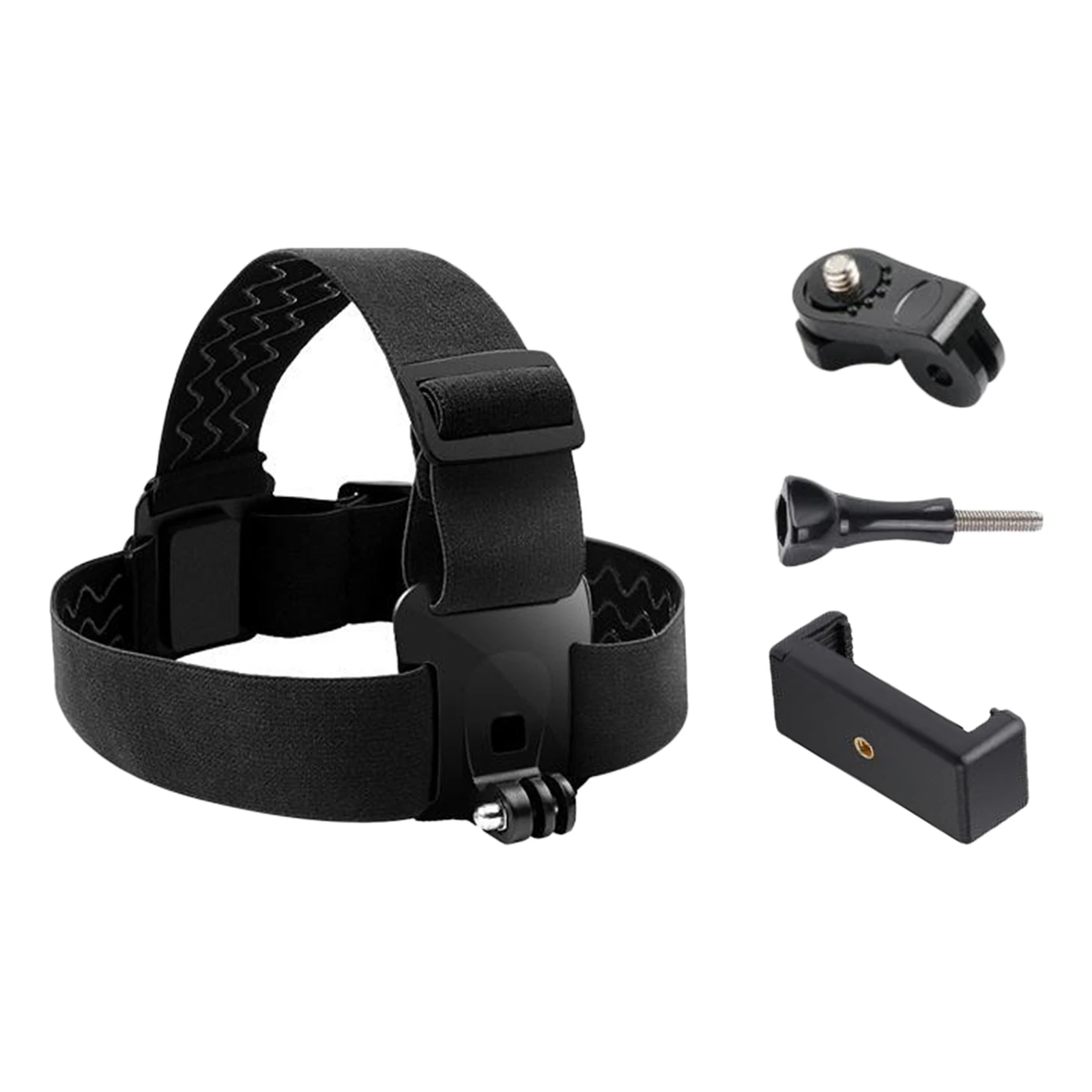 Head Band Phone Holder Head-Mounted Headband Mount Strap Adjustable Belt Cellphone Selfie Mount For 4.1-7.12 inches Smartphone