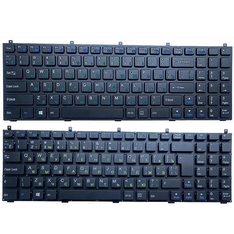 Russian Keyboard for Casper W76 W760 W762 W765 P150 P150HM P170HM P151EM W150 W150HRM W150ER W170ER E713X M980NU M98NU