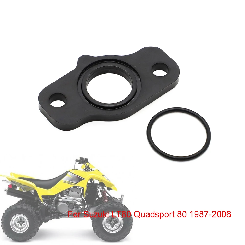 89-06 For Suzuki LT80 ATV Carburetor Mounting Joint Insulator Seal O-ring Rubber Black LT 80 Quadsport 80 1987 - 2006 2005 2004