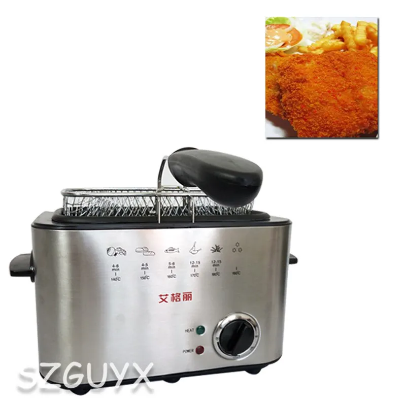 

Multifunctional consumer and commercial smokeless stainless steel french fries fried chicken constant temperature fryer