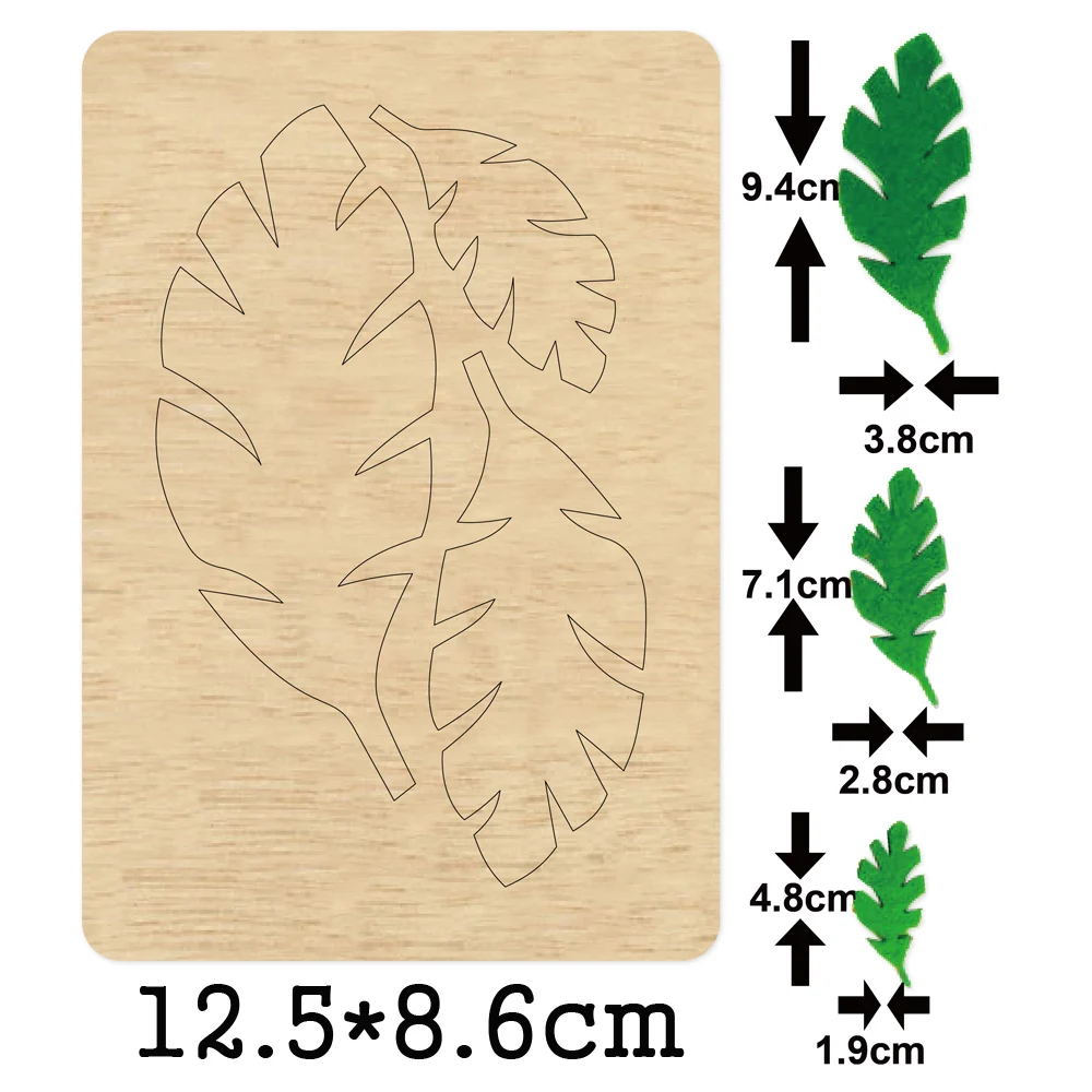 

Leaf Earring Cut Wood Dies 2020 New Die For Leather Cloth Paper Crafts Wooden Dies Fit Common Die Cutting Machines on the Market