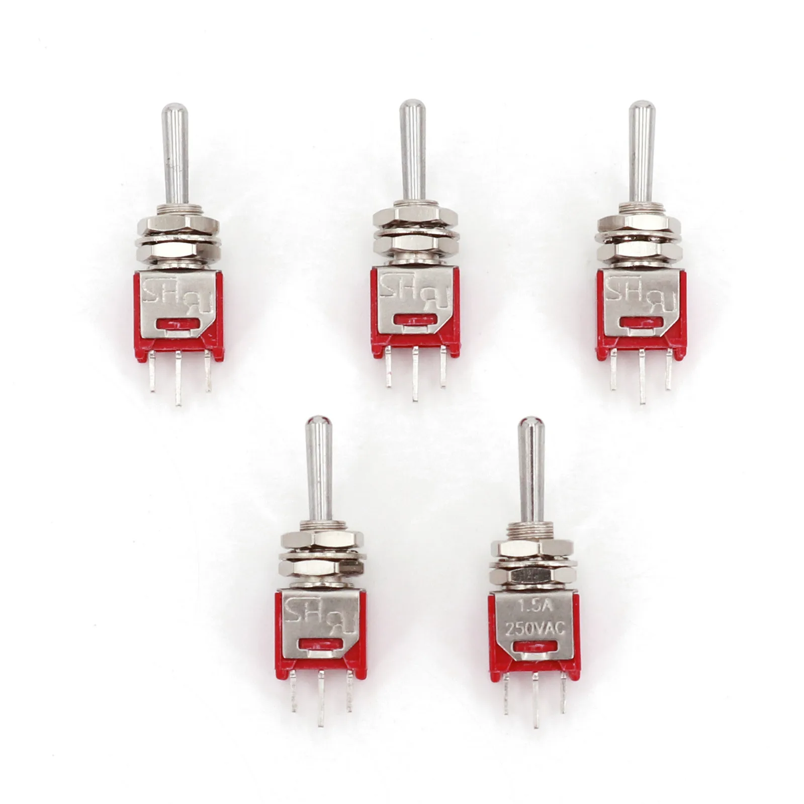 5 szt. SH TS-4 seria 3Pin SPDT 5mm do montażu panelowego subminiaturowy przełącznik dwupozycyjny 3A/120VAC