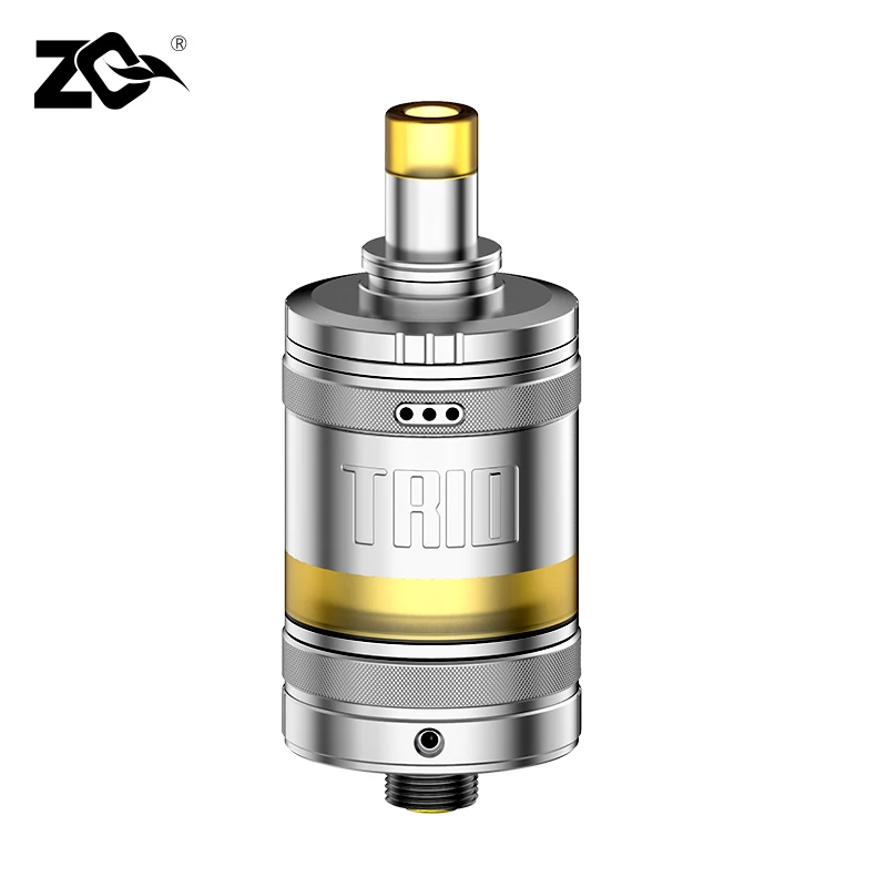 

Атомайзер ZQ Trio RTA Tank, атомайзер MTL и DTL, первая в мире RTA с 3 кольцами контроля воздушного потока, электронная сигарета 2,0 мл, вейп 510