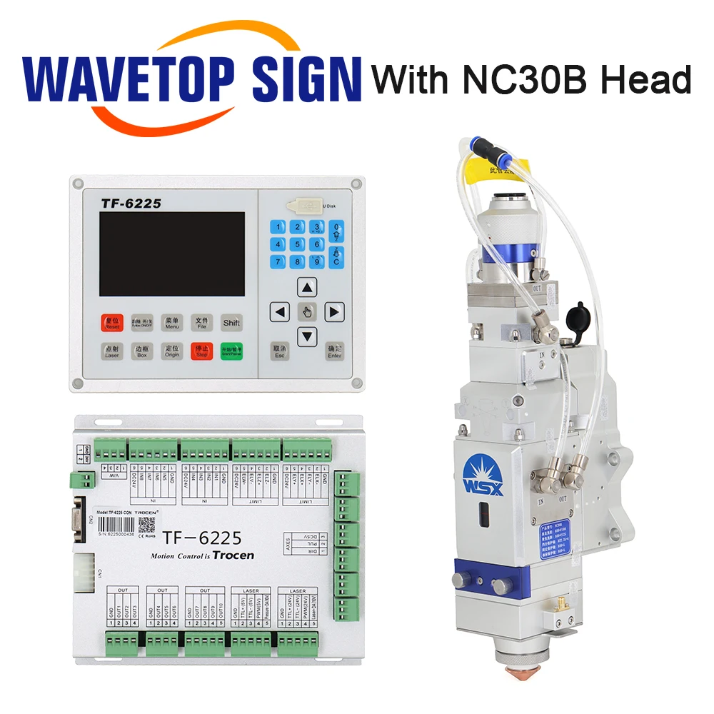 Wavtopsign-controlador de movimiento láser de fibra, controlador de corte de Material metálico y no metálico, TF-6225 para máquina cortadora láser de fibra