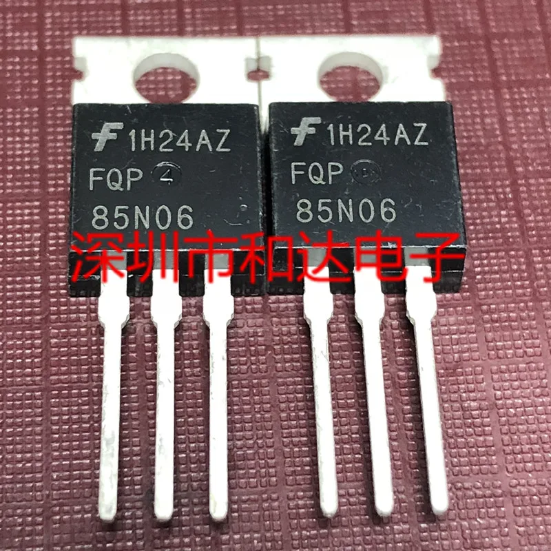 10pcs FQP85N06  60V 85A