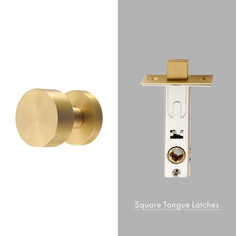 Dooroom Door Lever Set Black Nickel Brass 3