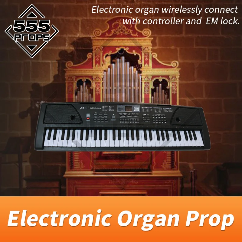 Room escape electronic Keyboard prop Electronic Organ Prop escape room game puzzle game 555PROPS