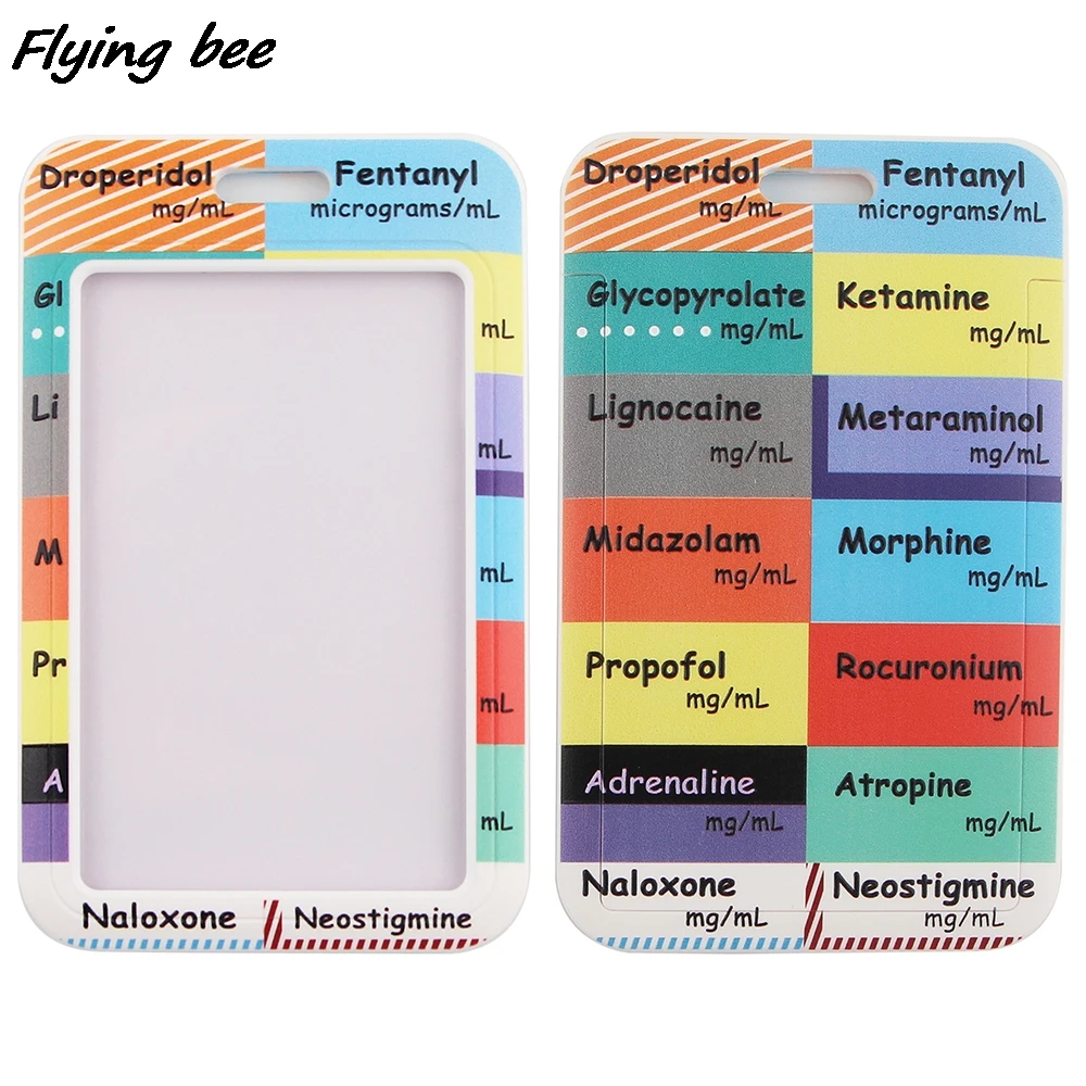 Медицинский шнурок Flyingbee X1305, держатель для карт, для идентификационной Карты врача, медсестры, шнурок для телефона, доступ в метро, держатель для карт