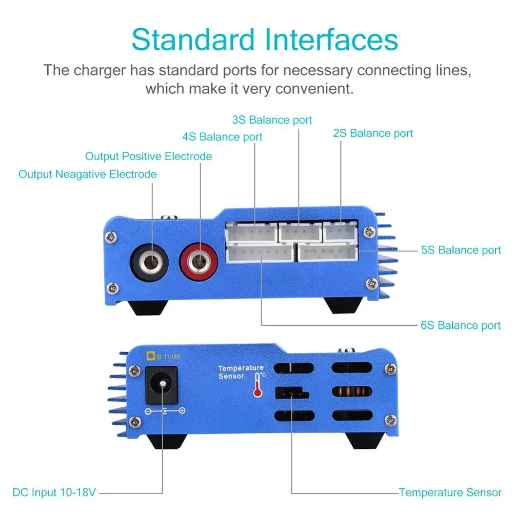 Caricabatterie HTRC iMAX B6 80W Lipo NiMh Li-ion ni-cd Digital RC IMAX B6 Lipro caricabatterie caricabatterie + adattatore 15V 6A