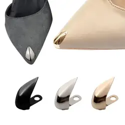 1Pair Shoes Toe Protection Metal Material Shoes Clips For Decorations High Heels Shoe Broken Reapair Accessories