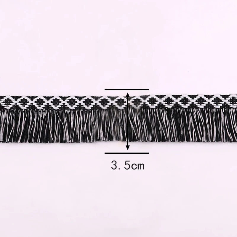 2yards Tassel Webbing Clothing Webbing Lace Trim Ribbon Fringe DIY Home Curtains Collar Sewing Fringe Tassel Dress Accessories