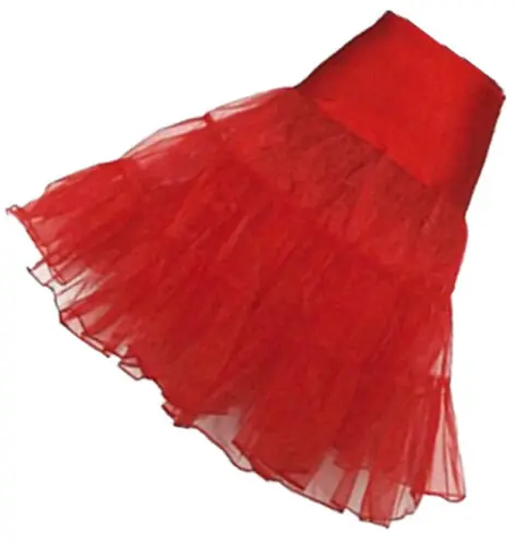 Minigonna retrò anni '50 altalena Vintage sottoveste Rockabilly Tutu Fancy Net Skirt