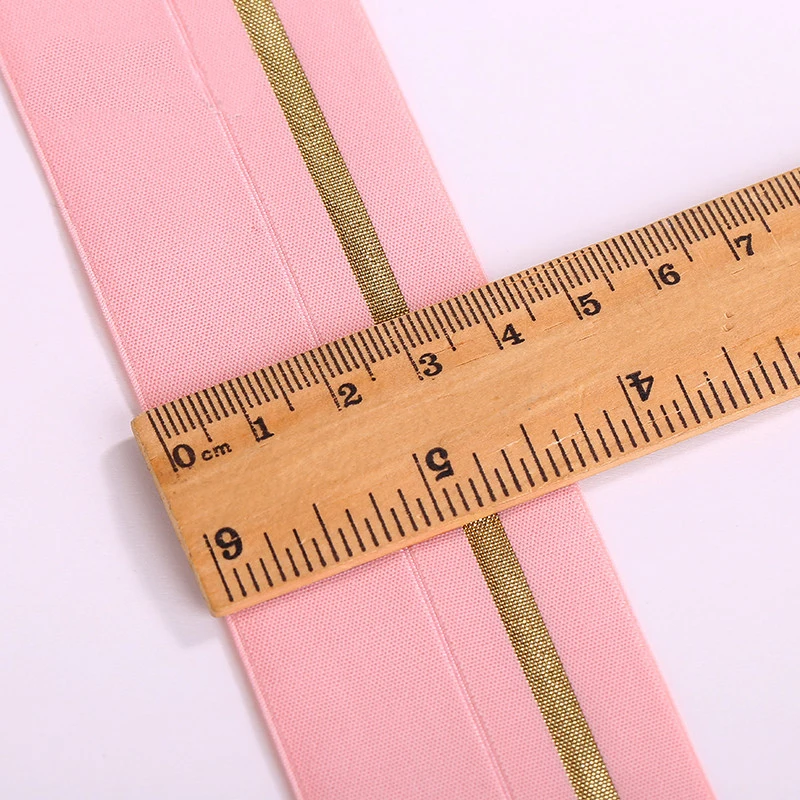 40mm Fold Over fasce elastiche 4cm Spandex Band Dress pizzo Trim cucito biancheria intima garza bordo cintura accessori di abbigliamento 1 metro