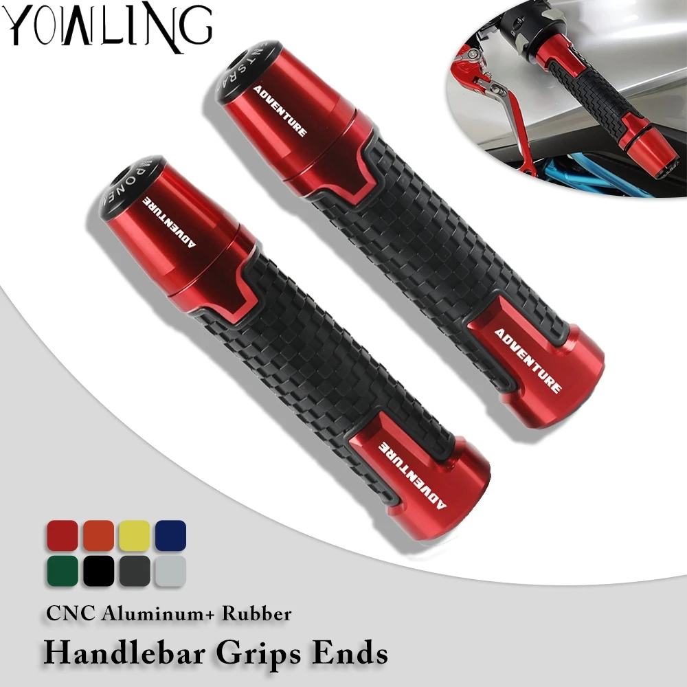 

7/8''22mm Motorcycle CNC Accessories handlebar grip ends handle bar grips For BMW F800GS F850GS R1200GS Adventure 2001-2021 adv