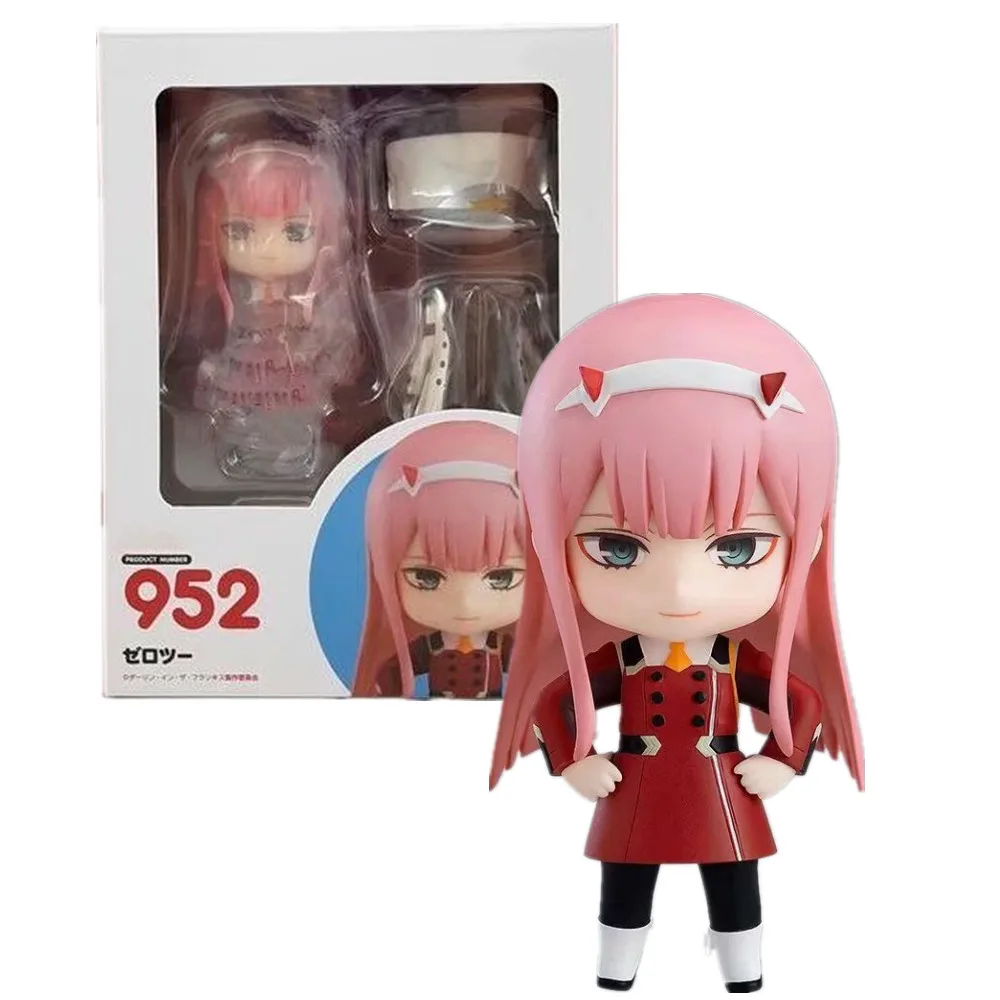 最愛にfranxx 002ゼロ2 pvcアクションフィギュアのおもちゃ100ミリメートルアニメq.版952 # 置物玩具マスコット衣装 & アクセサリー