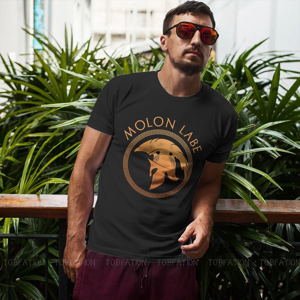 Ancient Greeks Spartan Molon Labe T Shirt Men Ofertas Large Crewneck Tshirt Cotton Graphic Clothes