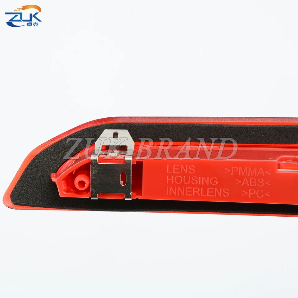 ZUK Car Accessories Rear Additional High Mount Stop Light For Ford Escape Kuga 2013 2014 2015 2016 2017 LED Third Brake Lamp