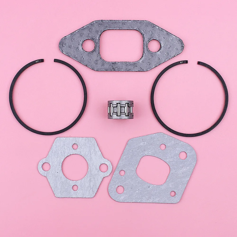 Carburatore Carb guarnizione anello pistone Kit cuscinetto ad aghi per Partner 350 351 352 370 390 motosega ricambio pezzo di ricambio