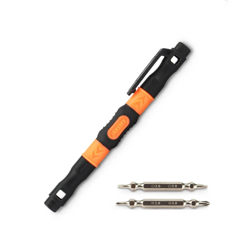 Protable Pocket Screwdriver 3-IN-1Pen Shape Double Screwdriver Repair Tool Electronic Cigarette DIY Glasses Repair Teardown