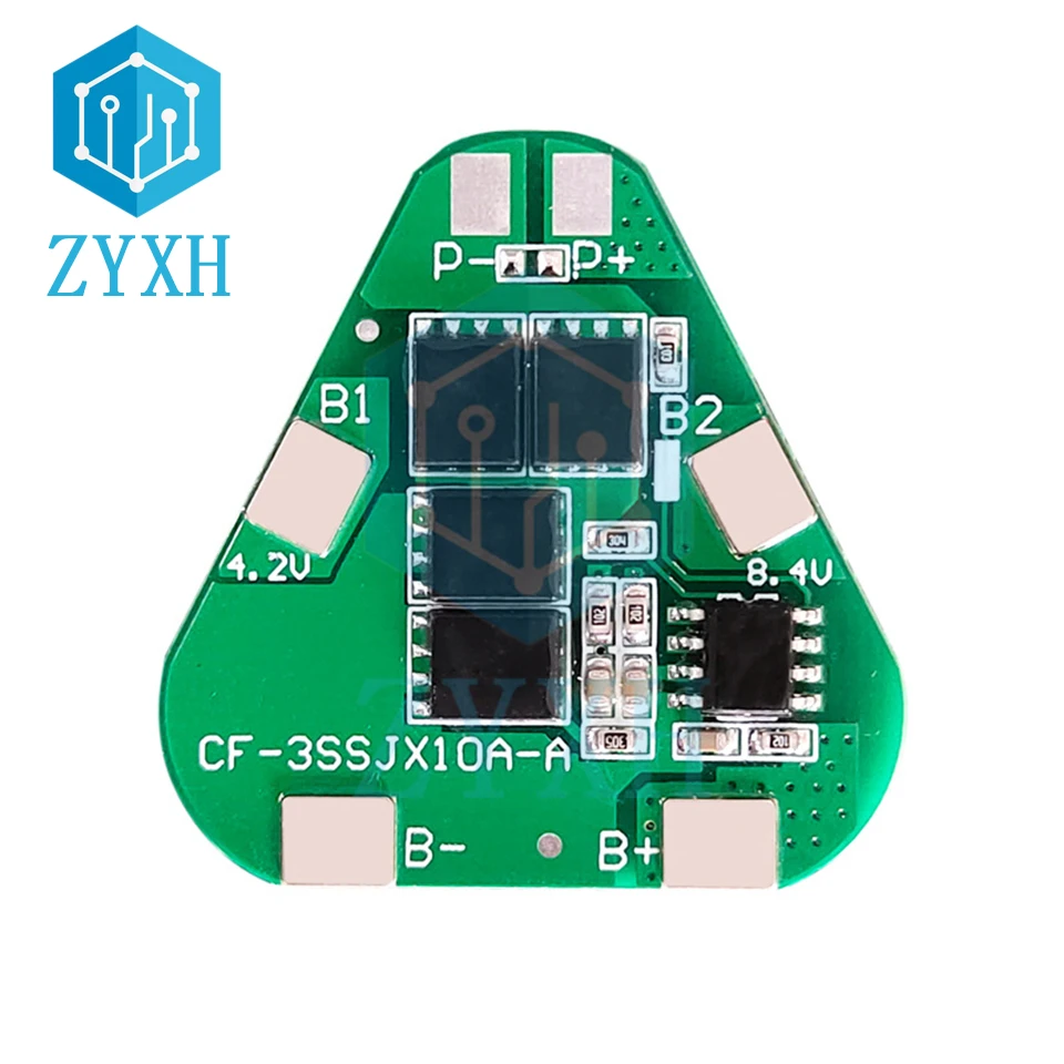 BMS 3S 12A 12.6V Li-ion litowo 18650 akumulatory Charge Board zabezpieczenie przed zwarciem dla Power Bank/elektronarzędzia