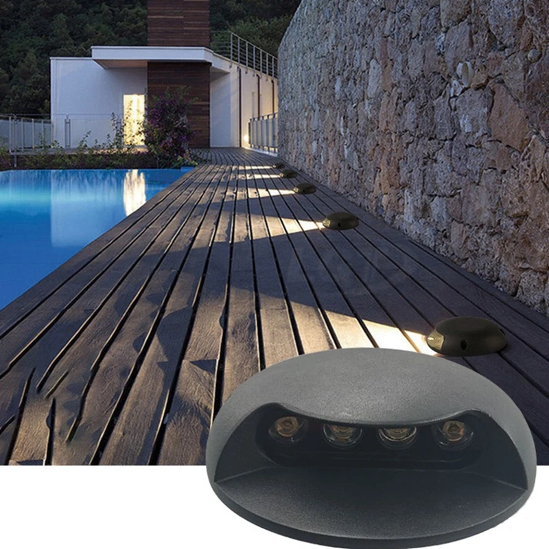 Imagem -06 - Livre Led Passo Luzes Dc12v com Fio de Baixa Tensão à Prova Dwired Água Deck Escada Paisagem Iluminação para Caminho Pátio Jardim Quintal Ip67 ao ar