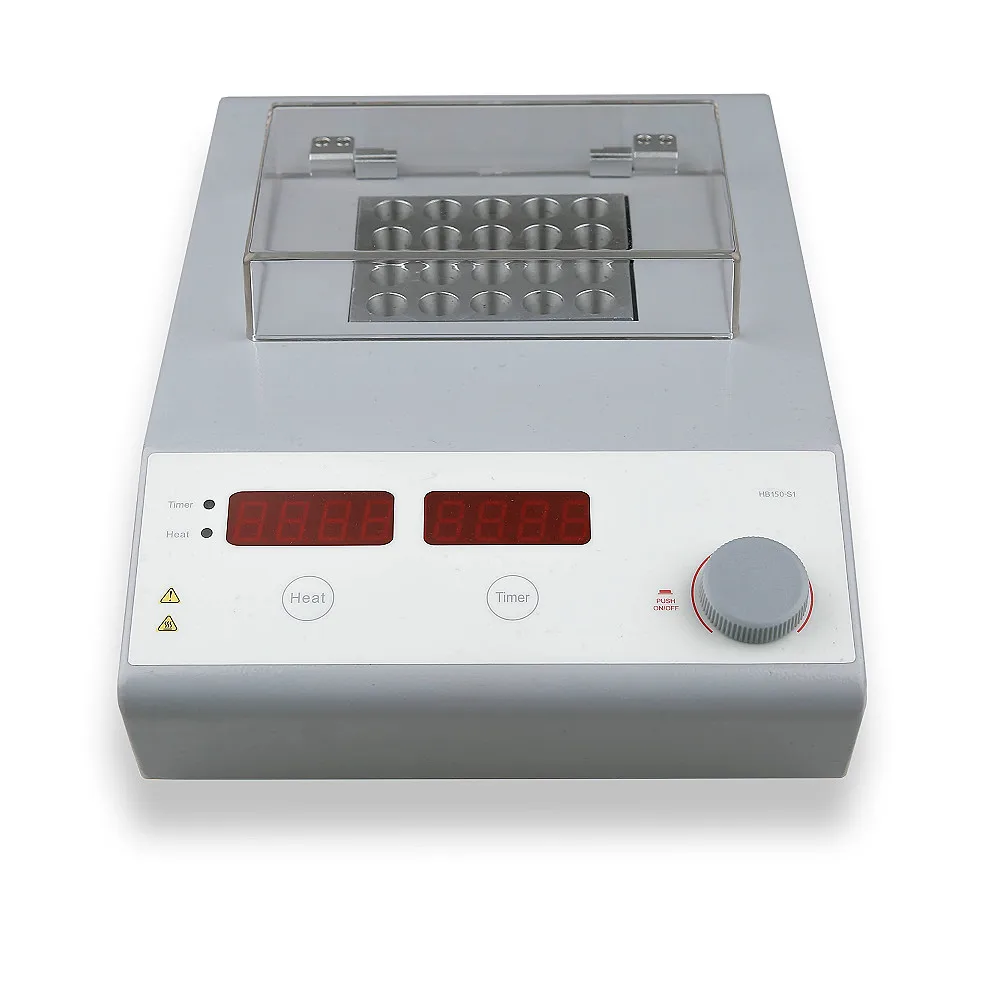 

HB150-S1 For Inactivation Low Temperature lysis LED Digital Metal Bath With Heating Block 0.2-50 mL Dry Bath Incubator