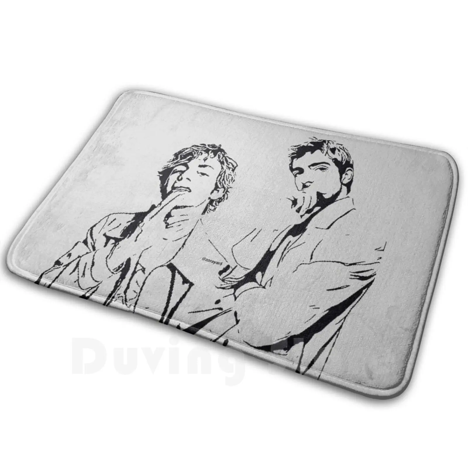 Стоп-коврик, коврик, подушка, мягкий коврик Omg Plz, не ходите вокруг Flashdrive, для водителя, Era Tde, концерт, мировое турне