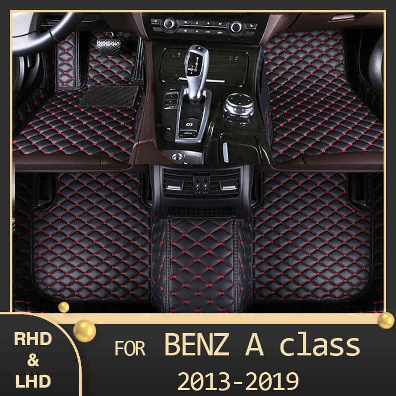 

MIDOON Car floor mats for BENZ A class W176 2013 2014 2015 2016 2017 2018 2019 Custom auto foot Pads automobile carpet cover