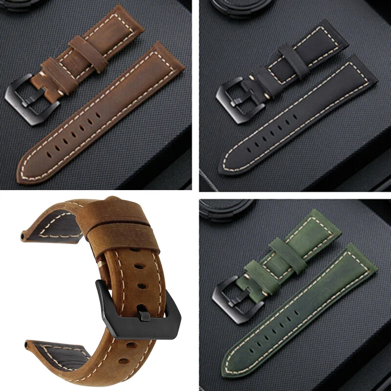 20 22 26mm Genuine leather watchband for Garmin Fenix 6X 6 6S Pro 5X 5 5S plus Fenix 3 3HR Forerunner 935 945 watch band strap