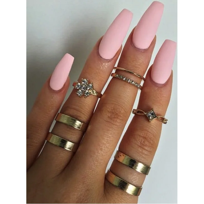 RS Nail No.175-esmalte de Gel rosa para uñas, diseño de manicura semipermanente UV, barnices de Gel híbrido, necesita capa superior de Gel Base