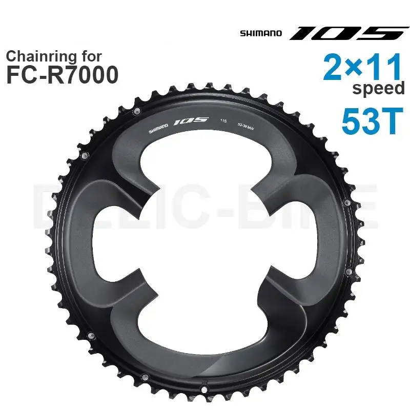 SHIMANO 105 R7000 2x11v Chainring 50T 52T 53T 34T 36T 39T for Crankset FC-R7000(Black) 2x11 speedP.C.D. 110mm Original parts