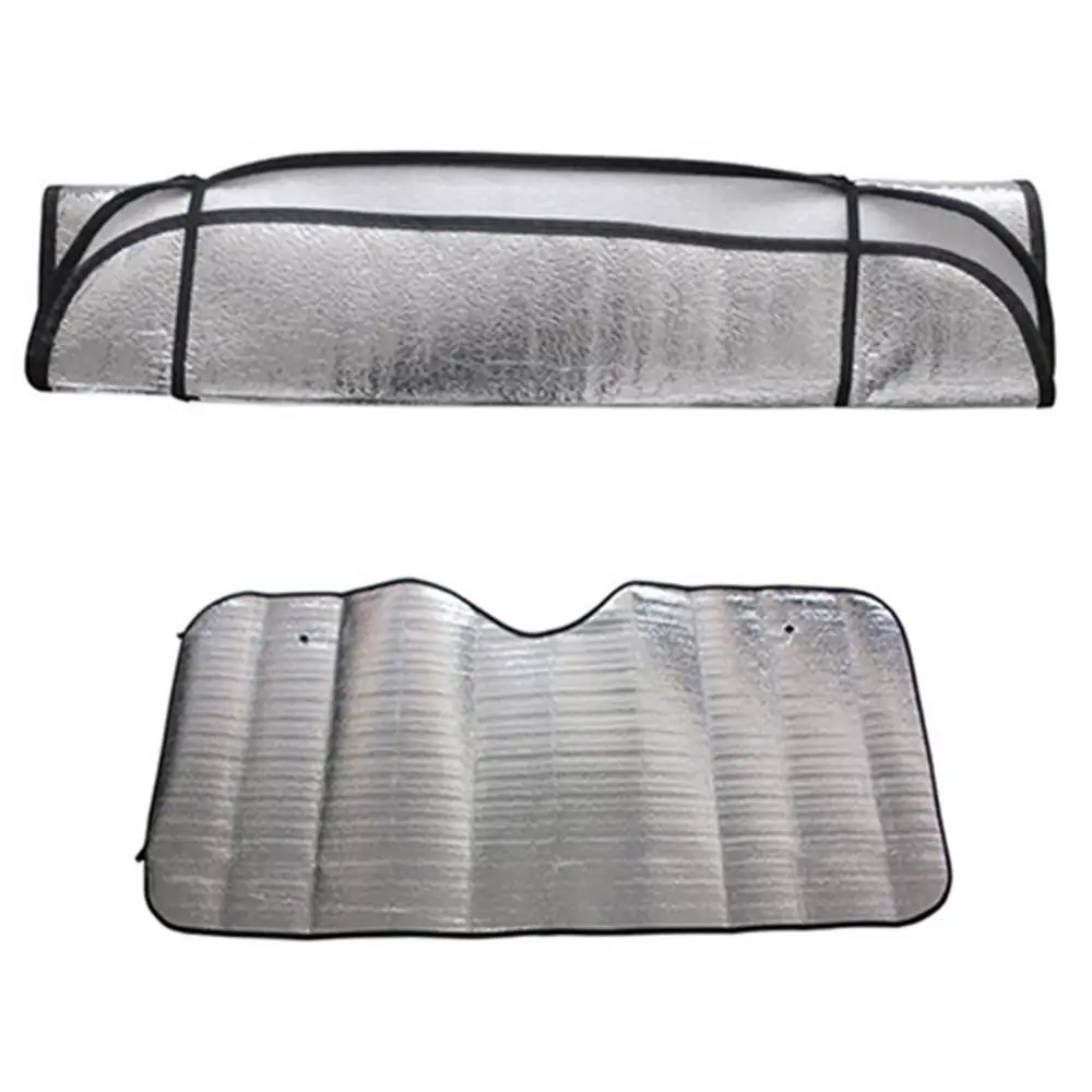 1Pc Foldable Sunshades Car Windshield Visor Front Rear Block Interior Window Sun Shade Cover Car Accessories