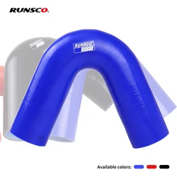 ID 38 45 51 63 76 89mm 135 Degree Elbow Silicone Hose Connector Intercooler Turbo Air Intake Pipe Coupler Silicone Pipe