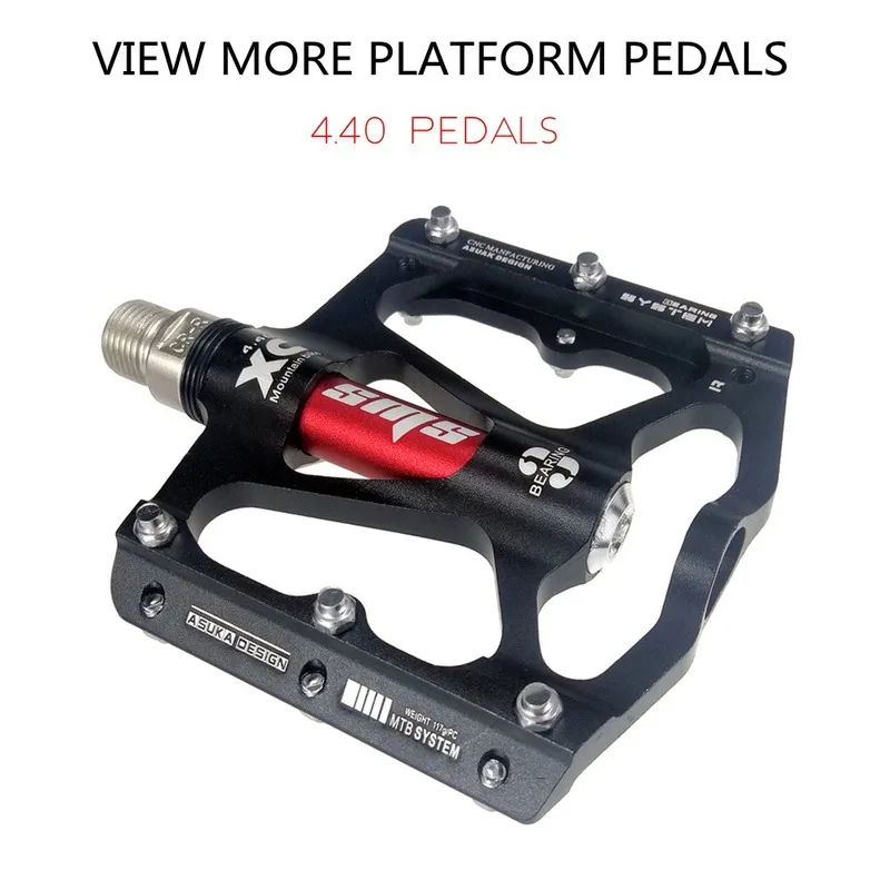 Aluminum Alloy Bicycle Pedal Mountain Bike Pedal MTB Road Cycling Sealed 3 Bearings Pedals for BMX Ultra-Light Bicycle Pedals