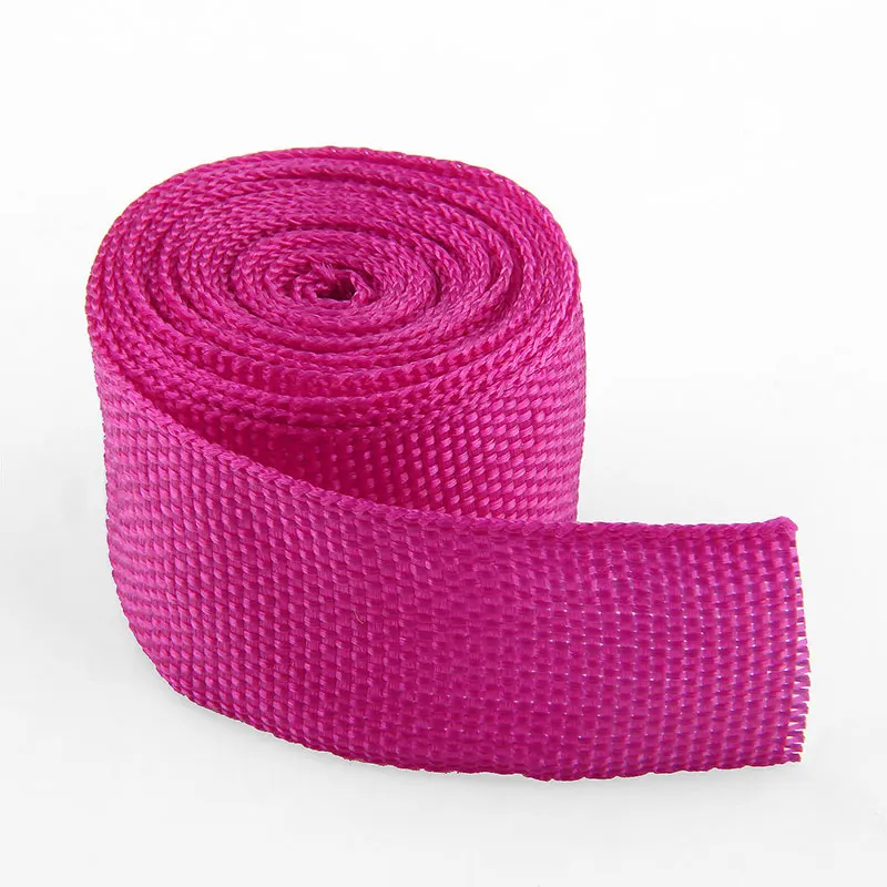 100 Yards/Roll 20Mm 15 Kleuren Polypropyleen Dun Lint Bias Tape Voor Rugzak Kledingstuk Naai Accessoires Diy Craft