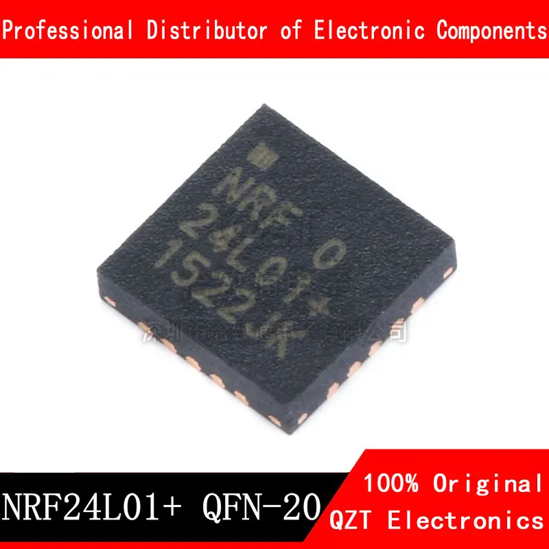 10 шт./лот NRF24L01 + 24L01 + NRF24L01P 24L01 QFN-20 новая Оригинальная фотография