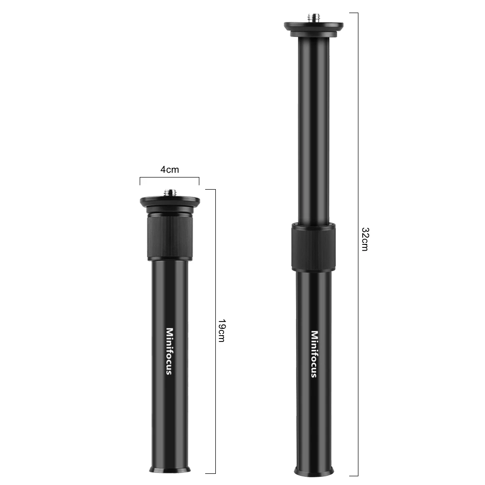 Tripod Center Column Extension Tube Extender Pole Handheld Bar Telescopic Stick Rod for Gimbal Tripod/DJI/Zhiyun/DSLR Camera