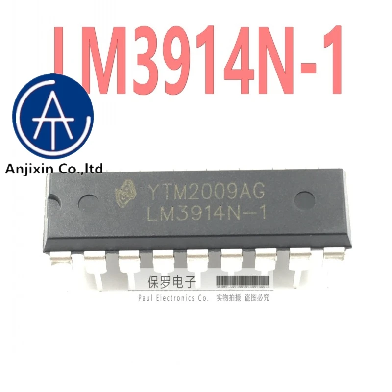 

10pcs 100% orginal and new LED bar graph display driver LM3914N-1 LM3914 DIP-18 in stock