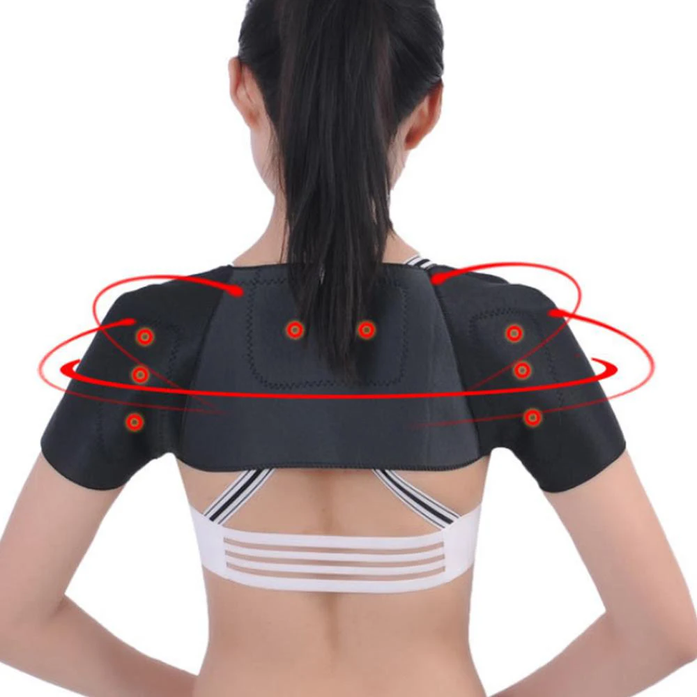 

New Adjustable Tourmaline Self-heating Sport Shoulder Straps Shoulder Neck Care Relief Pressure Relief Fatigue Posture Corrector