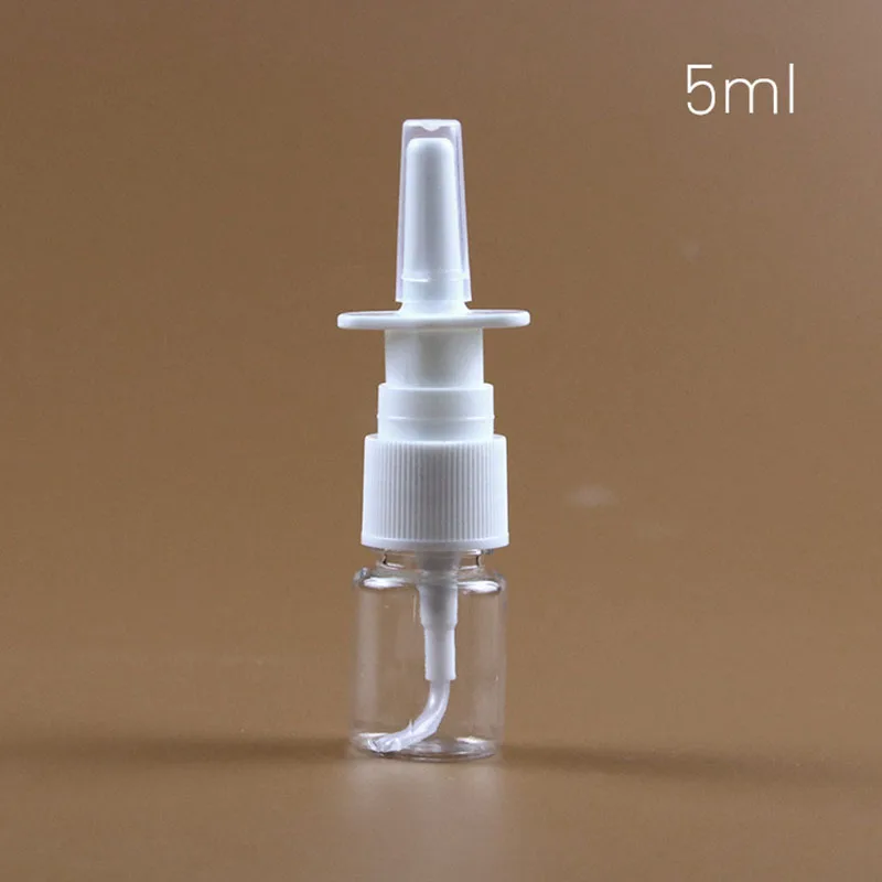 Pulvérisateur nasal en plastique africain transparent, pompe HI, brumisateur antarctique, emballage d'embouteillage illable au quotidien, 5ml, 10ml, 20ml, 30ml, 30 pièces