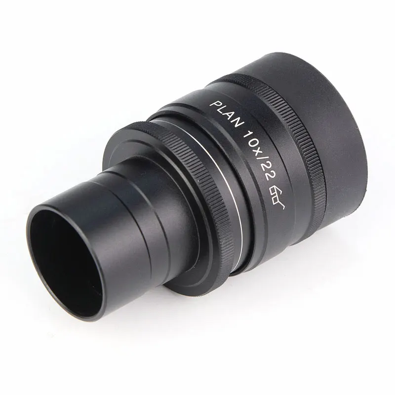 10x/22 High Eyepoint Stereo Microscope Plan Wide Field Eyepiece Diopter and Focal Distance Adjustable