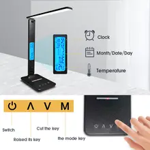10W Qi Wireless LED Desk Lamp with Calendar #5