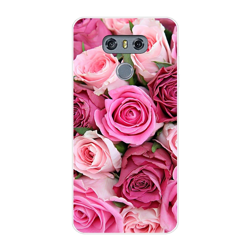 For LG G6 Case Cover 5.7 Clear Printing Soft TPU Back Cover For LG6 LGG6 G 6 H870DS H870 Silicone Fundas G3 G4 G5 Phone Cases